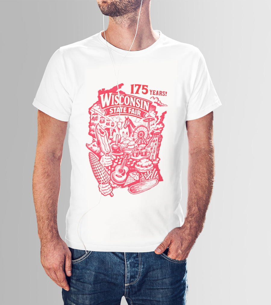Wisconsin State Fair 175 Years Celebration T-Shirt