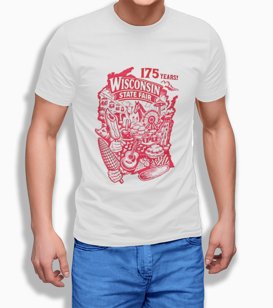 Wisconsin State Fair 175 Years Celebration T-Shirt