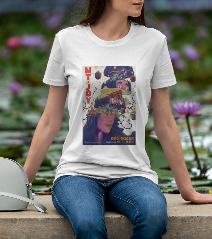 MT Joy Live At Red Rocks Morrison CO August 13 14 2026 S Tour T-Shirt