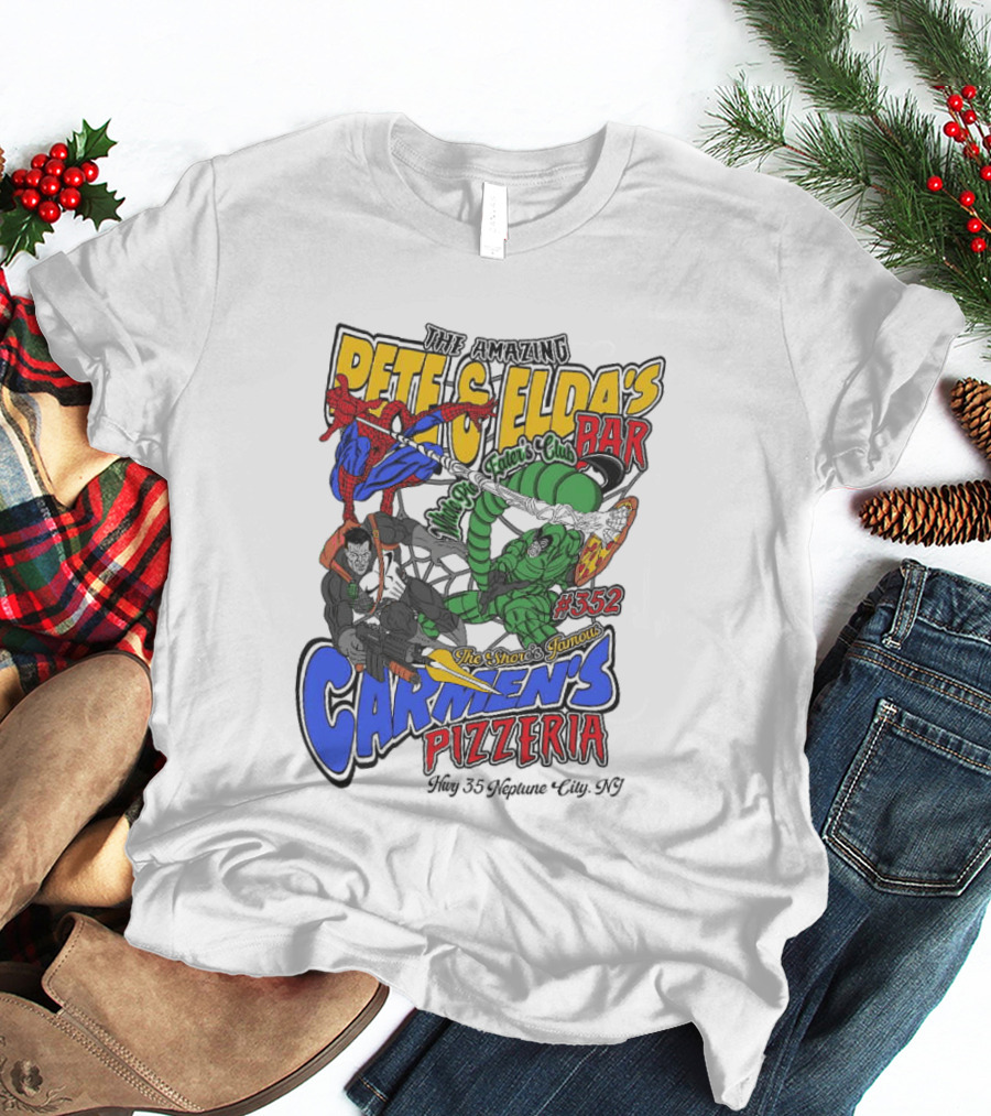The Amazing Pete And Elda’s The Shore’s Famous Carmen’s Pizzeria T-Shirt