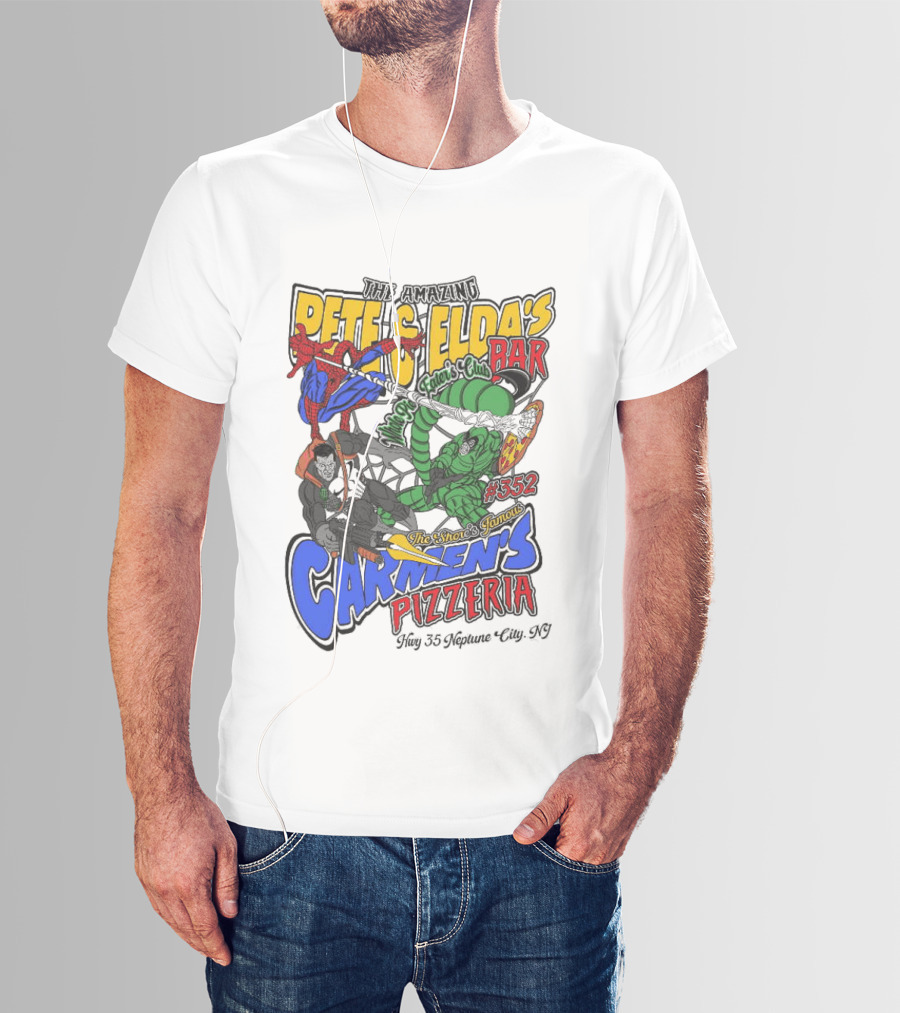 The Amazing Pete And Elda’s The Shore’s Famous Carmen’s Pizzeria T-Shirt