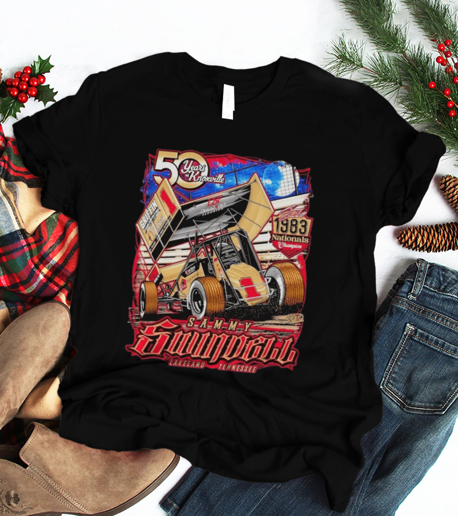 50 Years At Knoxville Sammy Swindell Sprint Car 1983 Nationals Champion Lakeland Tennessee T-Shirt