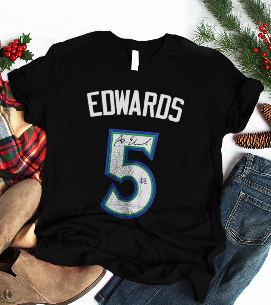 Edwards 5 Signature Basketball Fan Gear T-Shirt