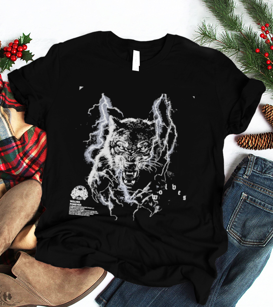 Darcsport Wolves Club Electric Lightning Wolf T-Shirt