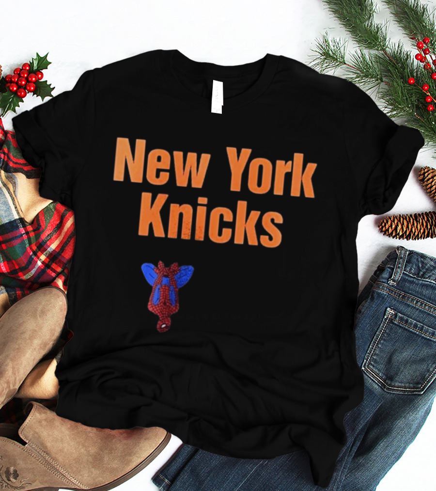 New York Knicks Spider Man Collaboration T-Shirt