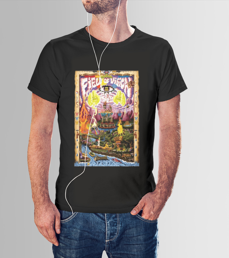 King Gizzard And The Lizard Wizard Field Of Vision II Meadow Creek Buena Vista CO Aug 14 16 2026 T-Shirt