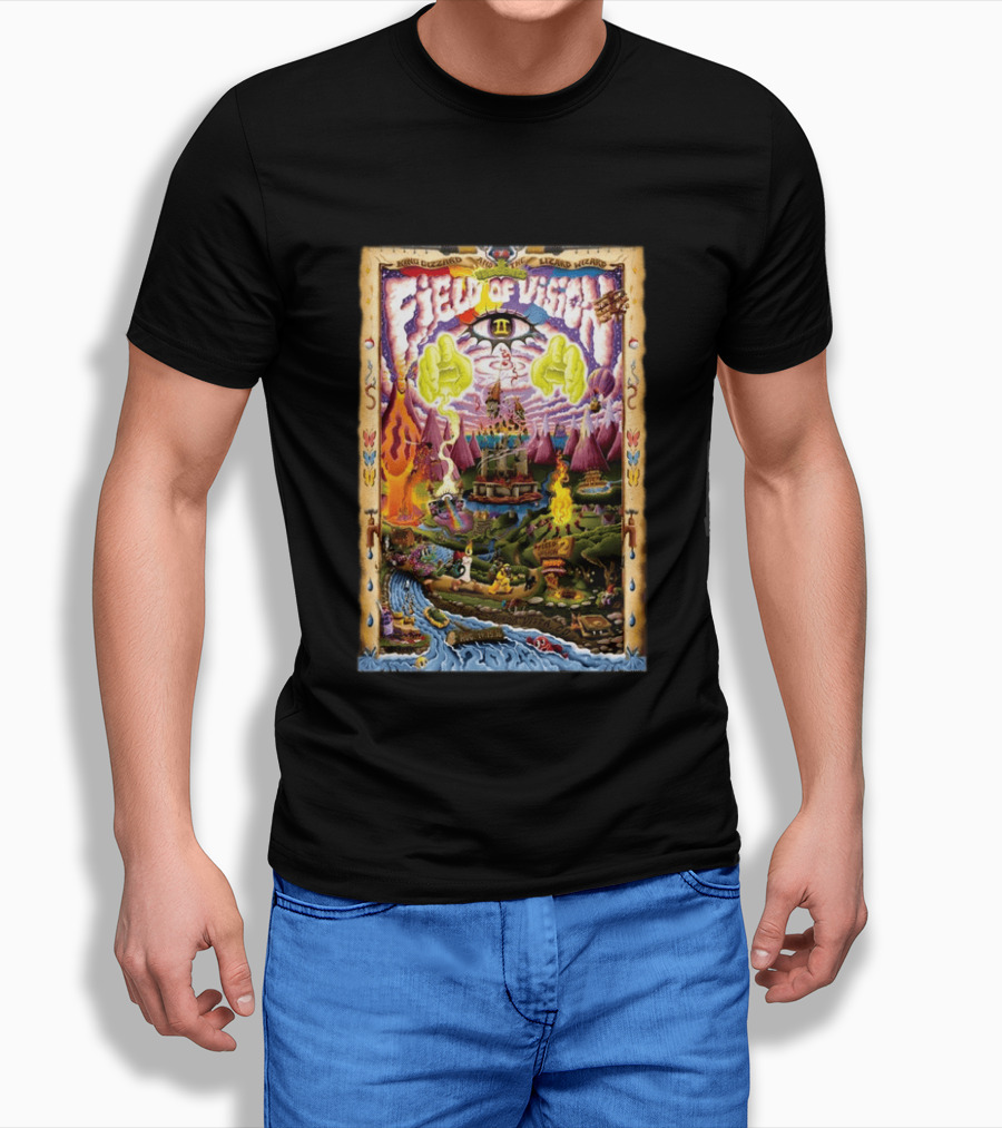 King Gizzard And The Lizard Wizard Field Of Vision II Meadow Creek Buena Vista CO Aug 14 16 2026 T-Shirt