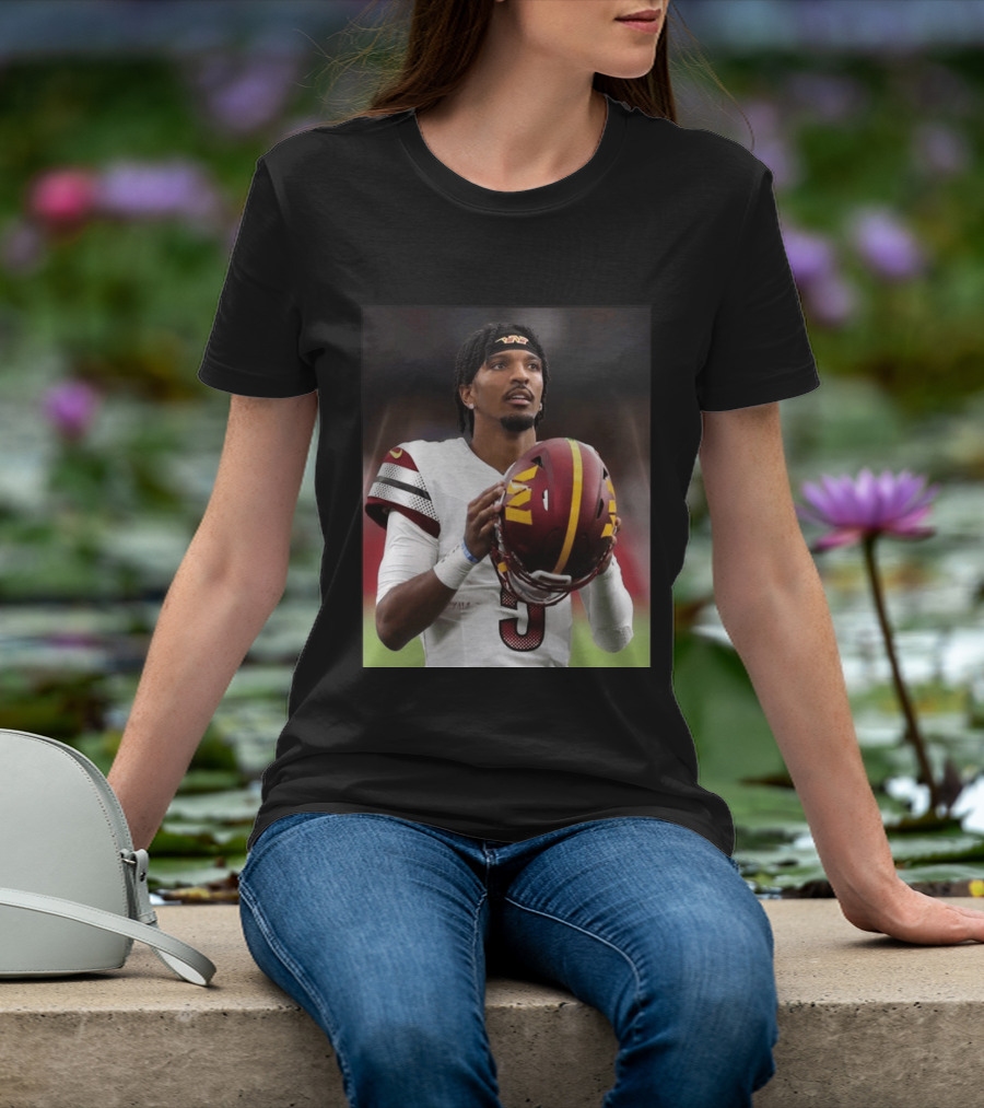 Washington Commanders Quarterback Jayden Daniels Football Player Sports T-Shirt