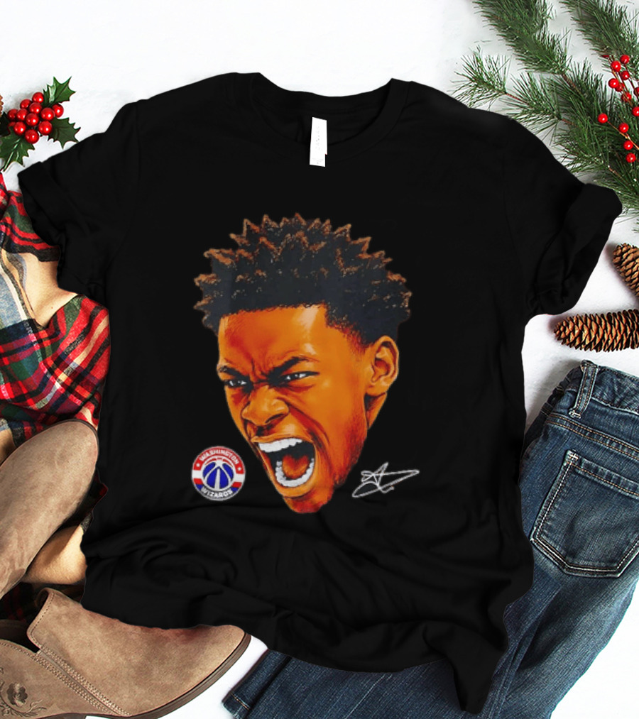 Washington Wizards Player Intense Expression NBA Basketball T-Shirt