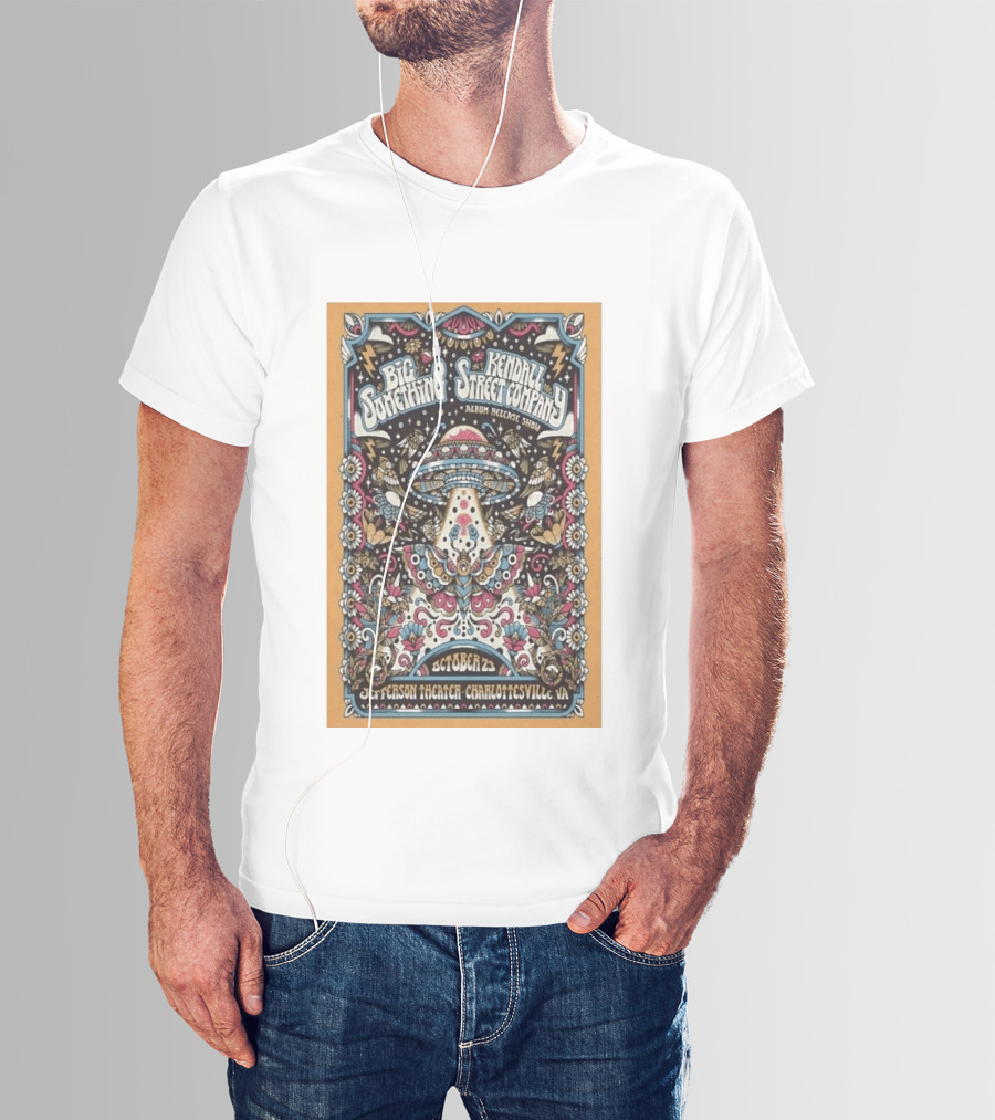 Big Something Kendall Street Company Album Release Show Jefferson Theater Charlottesville VA October 25 2026 T-Shirt