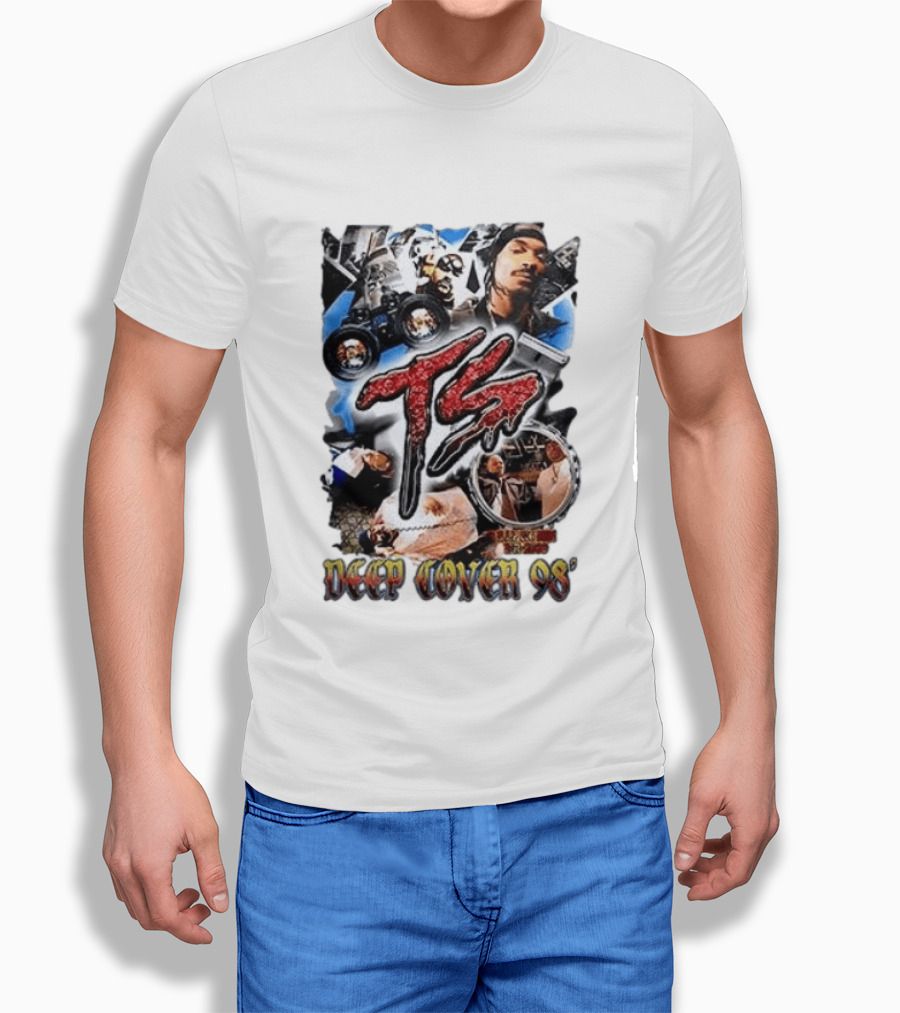 Toney Starks Deep Cover 98 RIP Big Pun 90s Rap Album Mashup T-Shirt