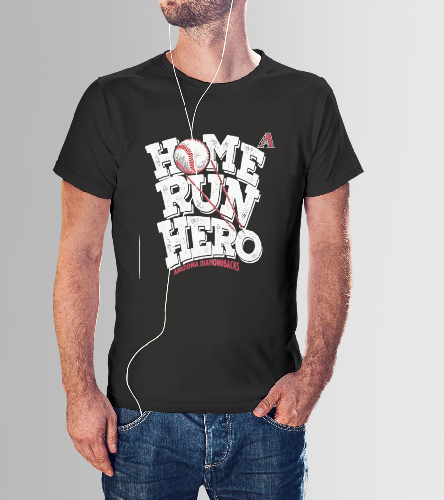 Arizona Diamondbacks Home Run Hero Baseball MLB Fan T-Shirt