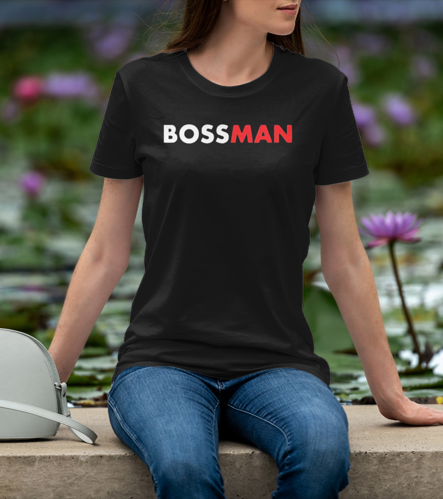 BOSSMAN Bold Statement Red And White T-Shirt