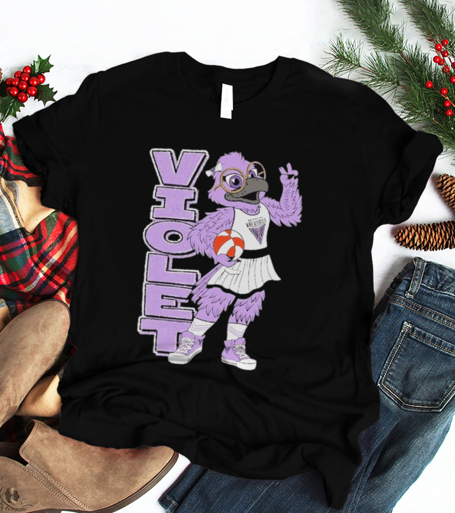 Golden State Valkyries Oaklandish Violet Mascot Basketball T-Shirt