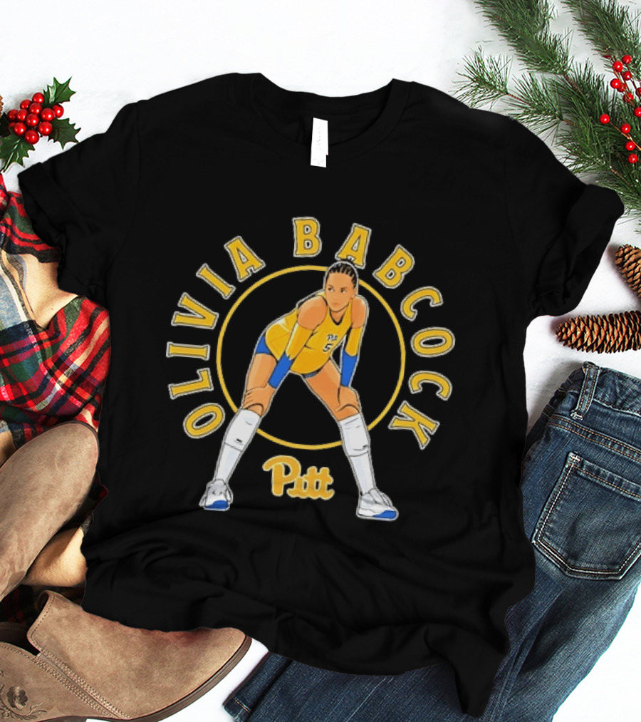 Pitt Panthers Volleyball Olivia Babcock Number 5 T-Shirt
