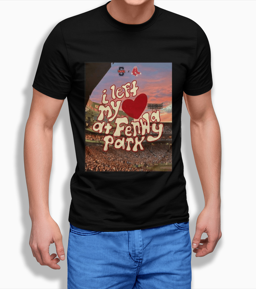 Cleveland Guardians Boston Red Sox I Left My Heart At Fenway Park T-Shirt