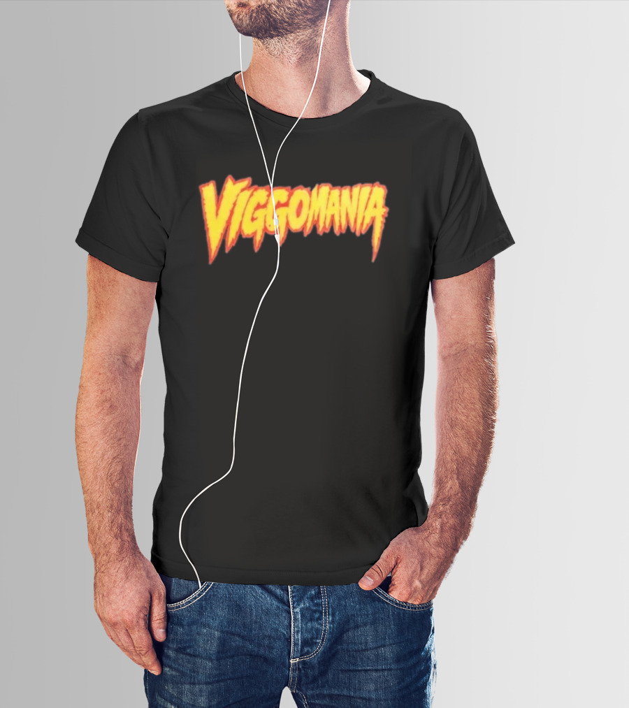 VIGGOMANIA Bold Retro Style Text Trend T-Shirt