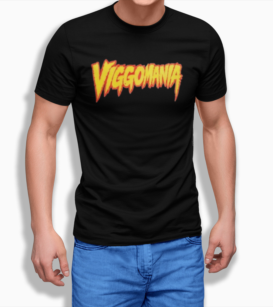 VIGGOMANIA Bold Retro Style Text Trend T-Shirt