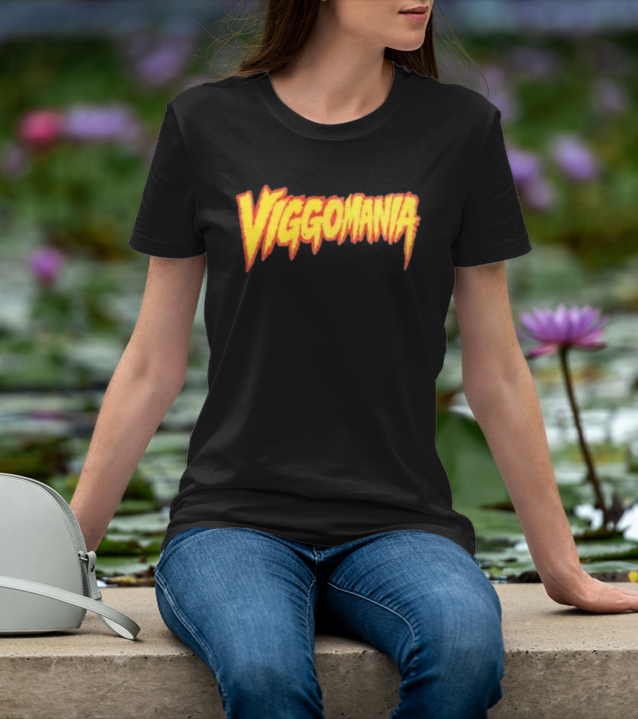VIGGOMANIA Bold Retro Style Text Trend T-Shirt