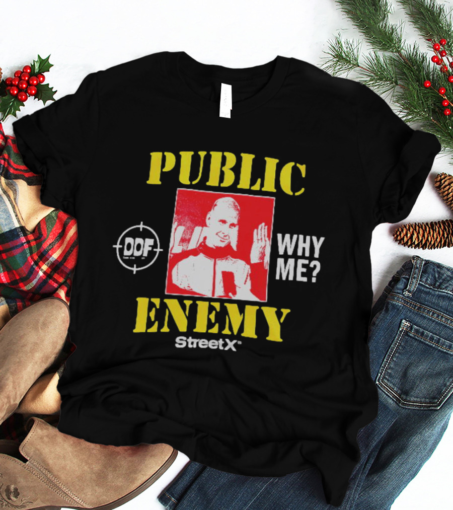 Dan Richardson Western Bulldogs Public Enemy Why Me StreetX DDF T-Shirt