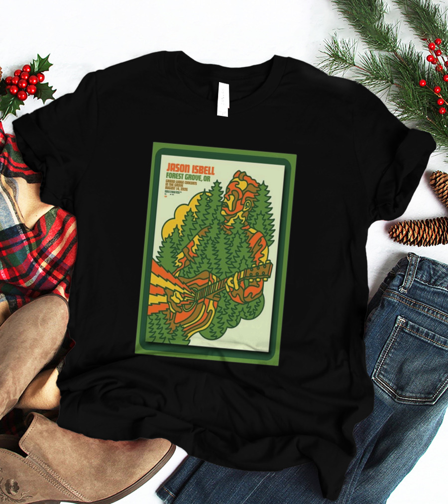 Jason Isbell Forest Grove OR Grand Lodge Concerts Aug 14 2026 T-Shirt