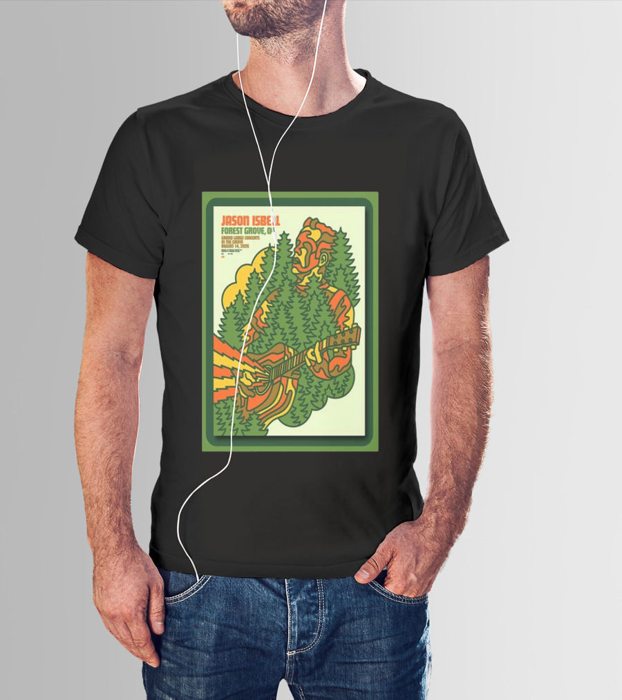 Jason Isbell Forest Grove OR Grand Lodge Concerts Aug 14 2026 T-Shirt
