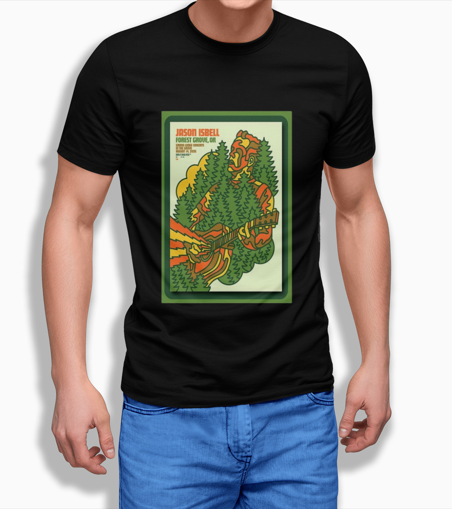 Jason Isbell Forest Grove OR Grand Lodge Concerts Aug 14 2026 T-Shirt