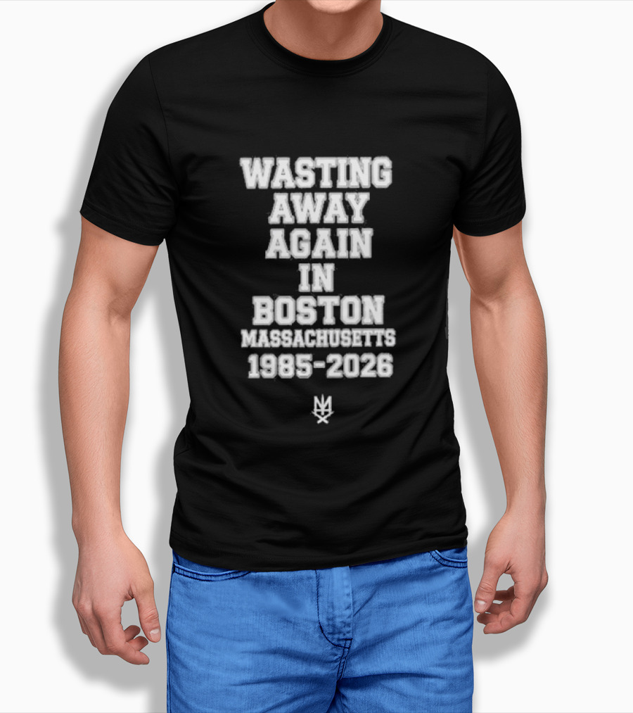Slapshot Wasting Away Again In Boston Massachusetts 1985 2026 T-Shirt