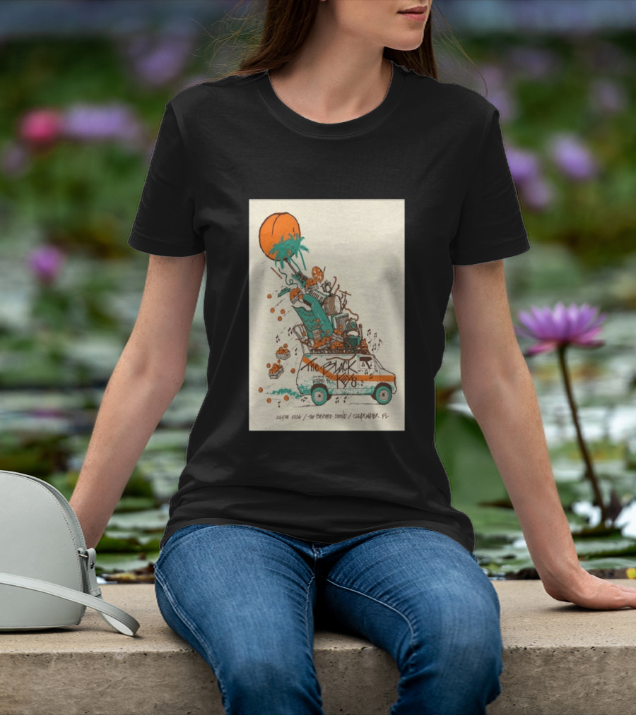 The Black Keys July 28 2026 The Daycare Sound Clearwater FL Van And Music Instruments T-Shirt