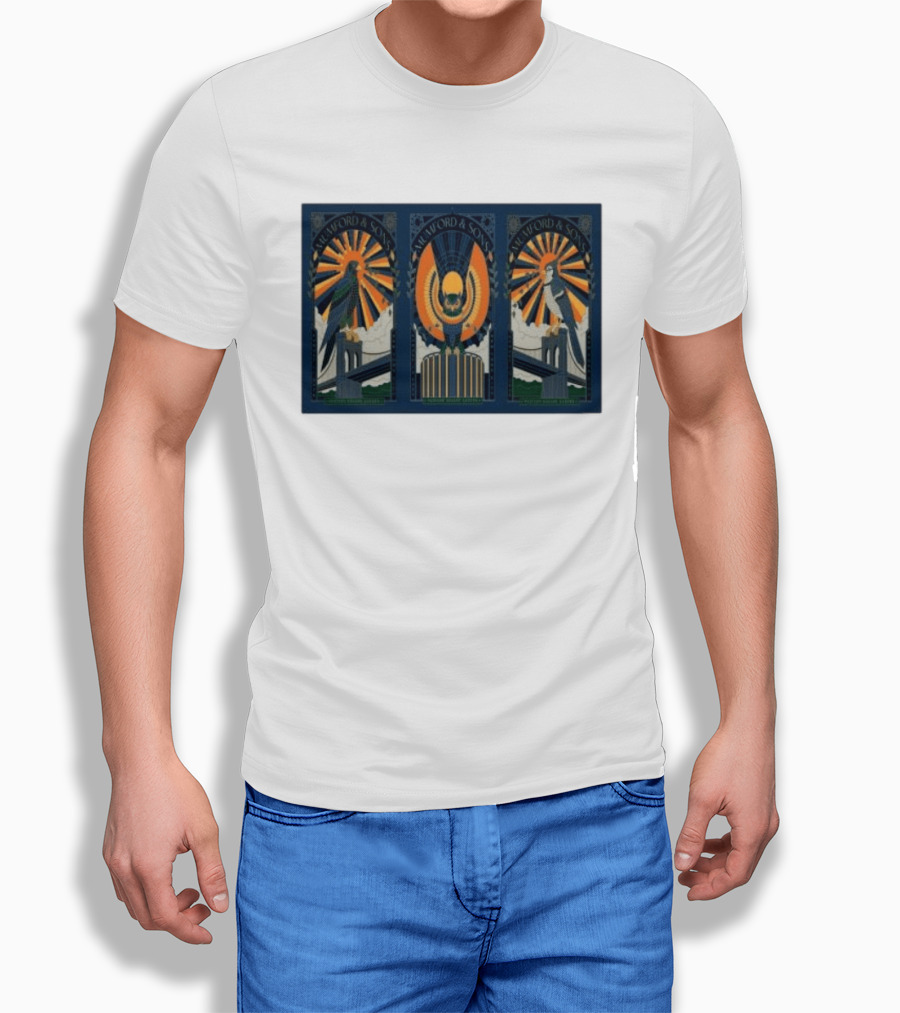 Mumford & Sons Madison Square Garden NYC 2026 Event August 11 13 Trio Nights T-Shirt