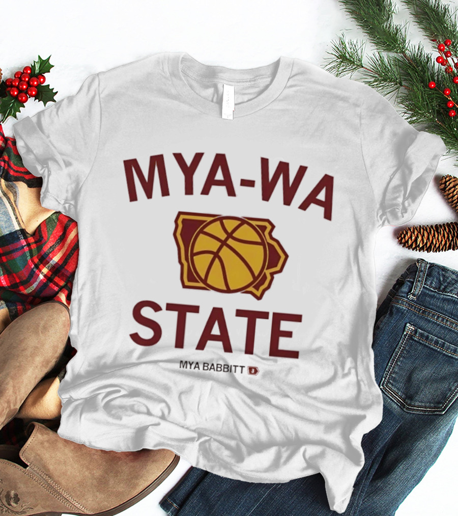 Mya Wa State Basketball NCAA Mya Babbitt T-Shirt