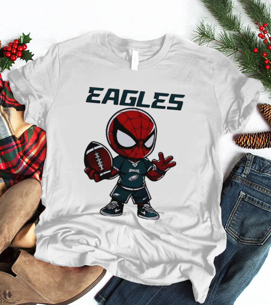Spider Man Eagles Football Jersey Personalized Philadelphia Edition T-Shirt