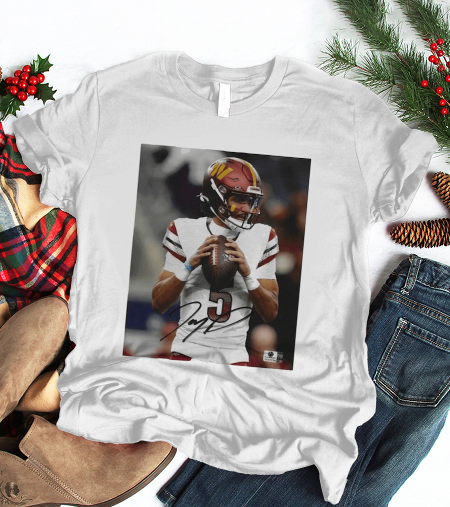 Jayden Daniels Washington Commanders Football Player Number 3 T-Shirt