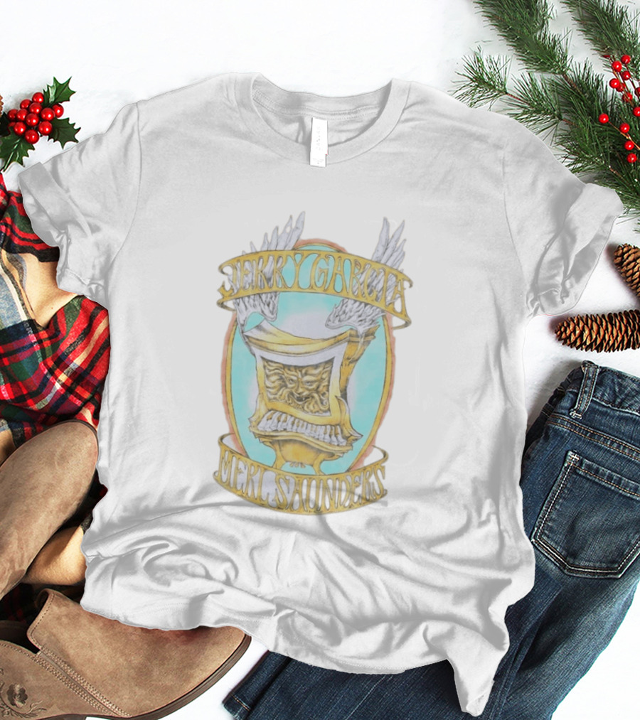 Jerry Garcia Merl Saunders Winged Piano Collaboration T-Shirt