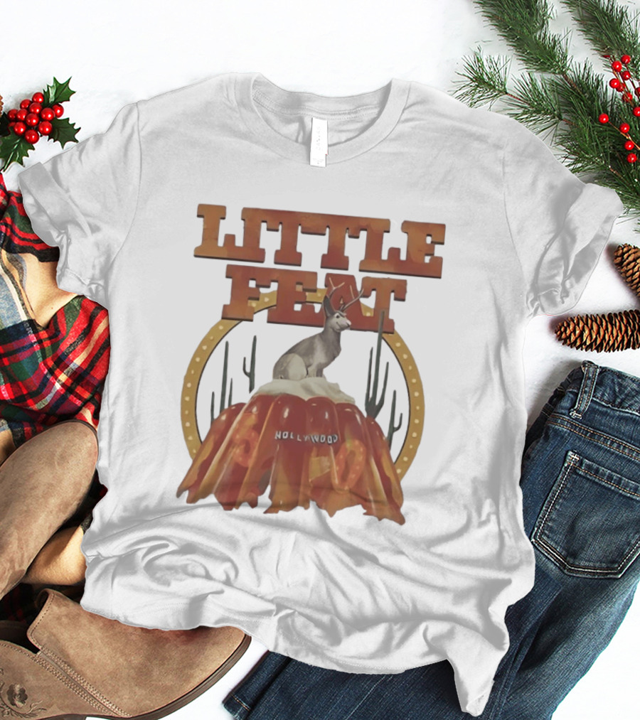 Little Feat Fifty Years Hollywood Record Album Antelope And Cactus T-Shirt
