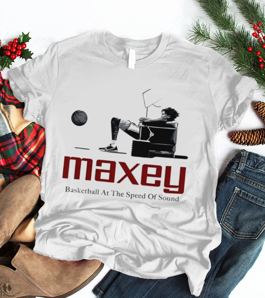 Maxey Basketball At The Speed Of Sound T-Shirt