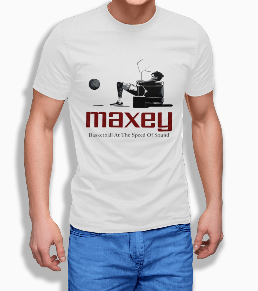 Maxey Basketball At The Speed Of Sound T-Shirt