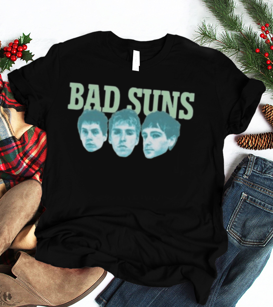 Bad Suns Band Floating Heads Imagery Merchandise T-Shirt