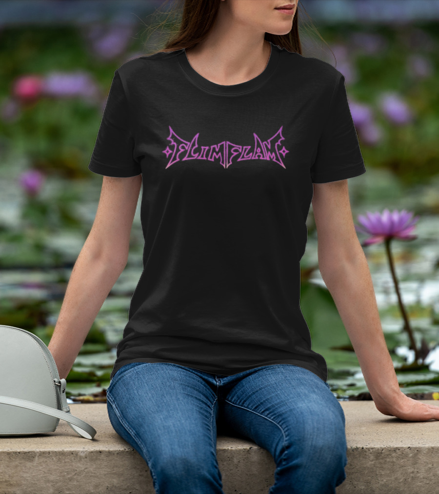 Flamingo Flim Flam DevilCat Angel Wings T-Shirt