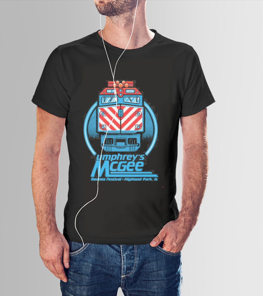 Highland Park IL 08.15.2026 Umphrey's McGee Tour Train T-Shirt