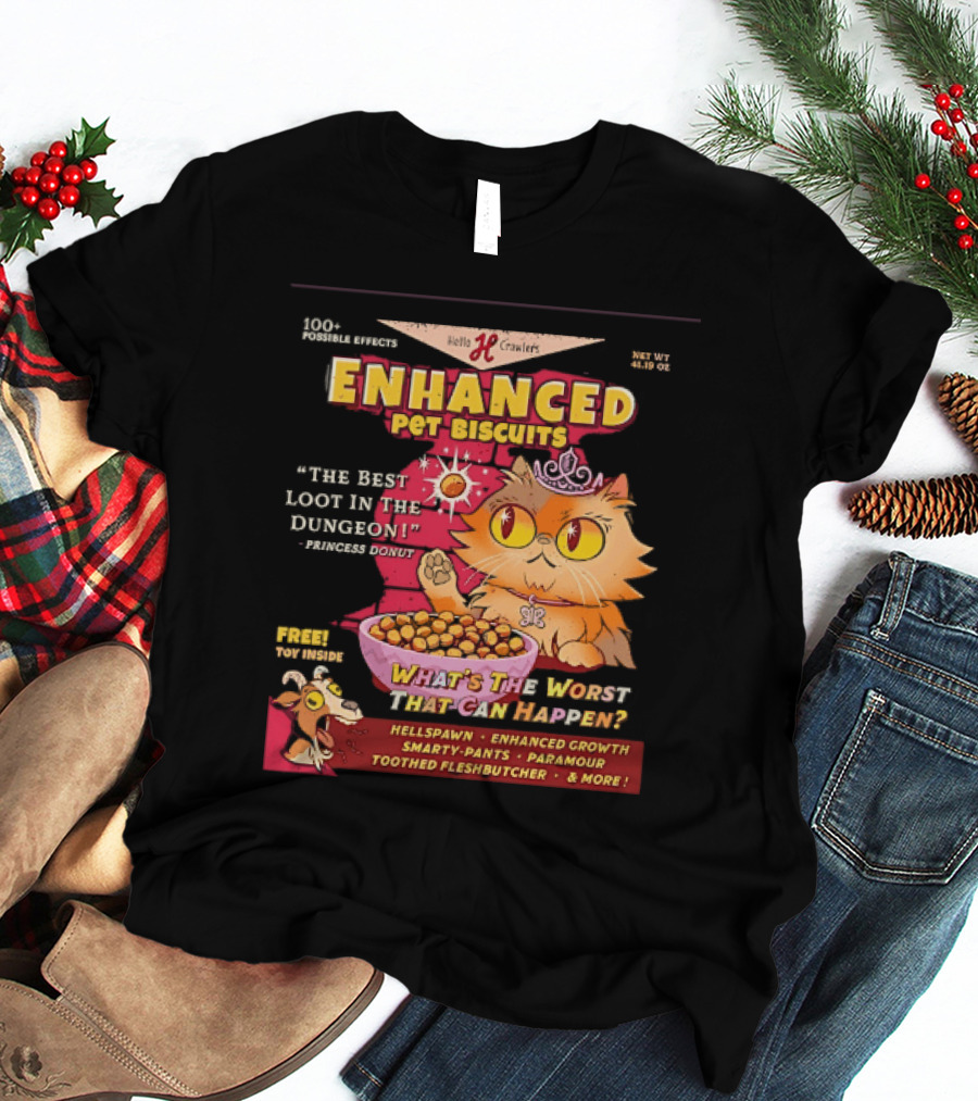Enhanced Pet Biscuits Princess Donut Best Loot In The Dungeon T-Shirt