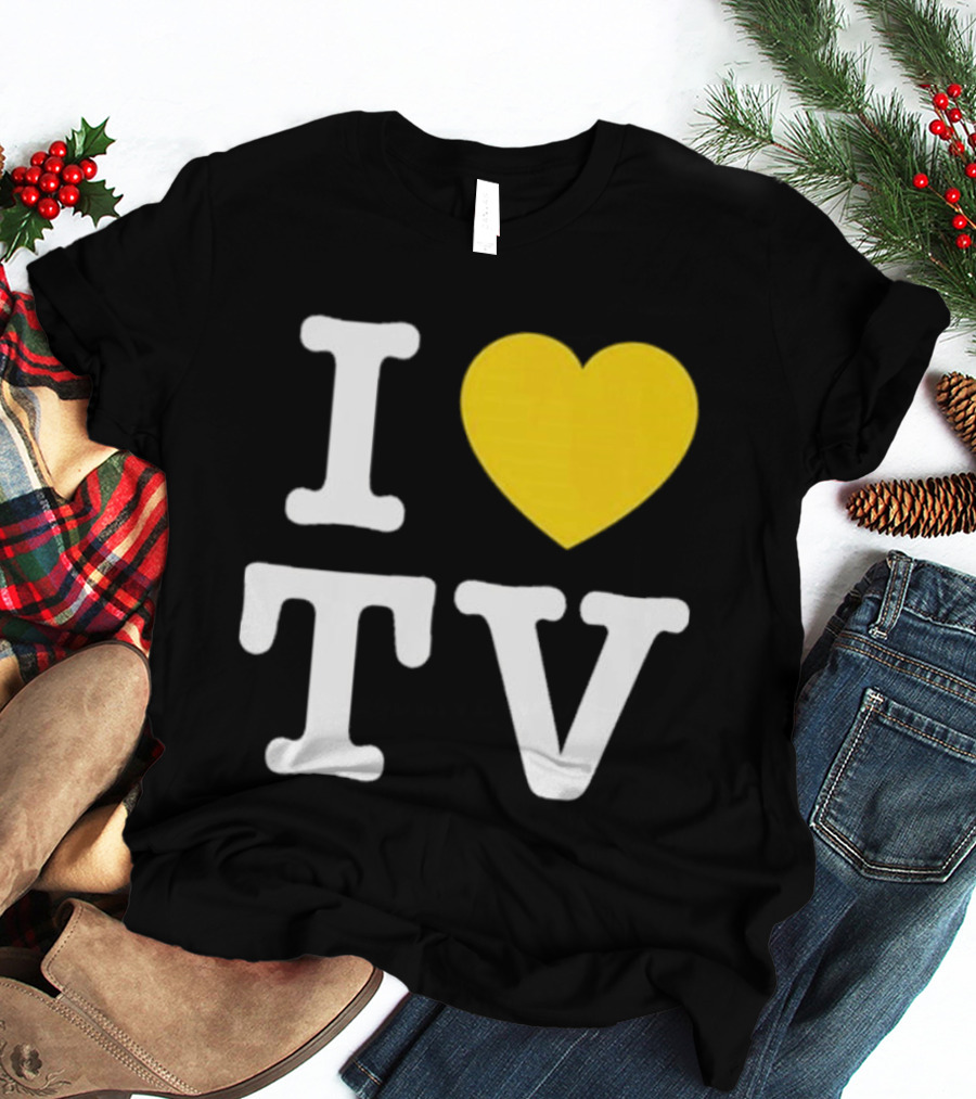 Hivemind I Love TV Heart T-Shirt