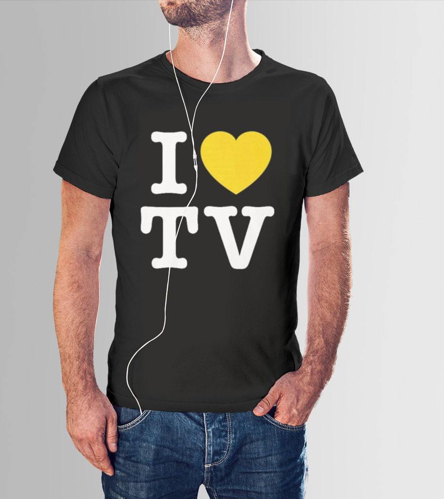 Hivemind I Love TV Heart T-Shirt