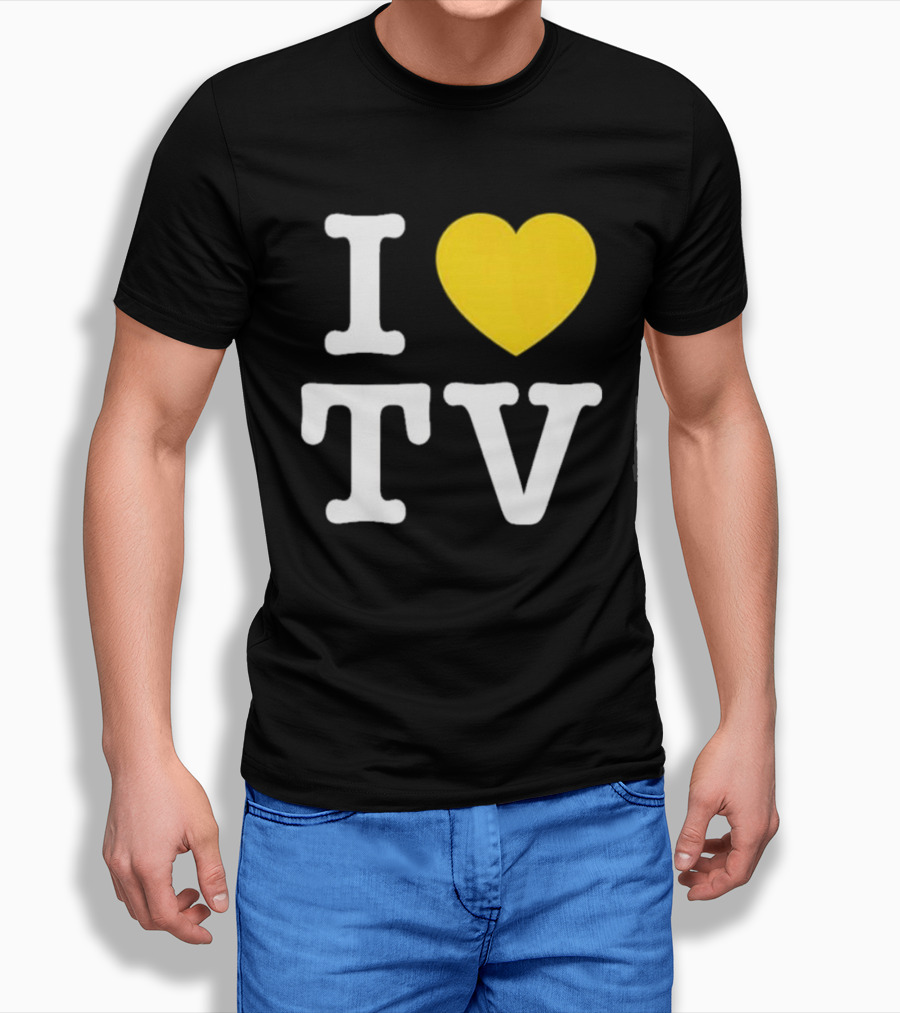 Hivemind I Love TV Heart T-Shirt