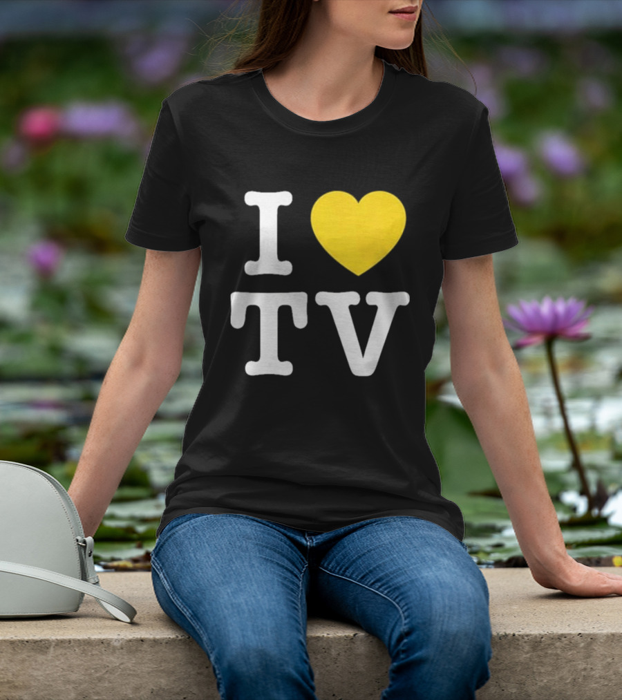 Hivemind I Love TV Heart T-Shirt