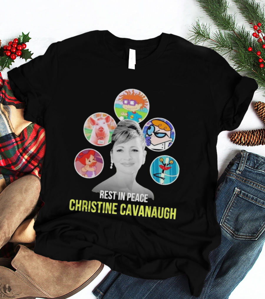 Rest In Peace Christine Cavanaugh Chuckie Dexter Babe Gosalyn Globehornet T-Shirt