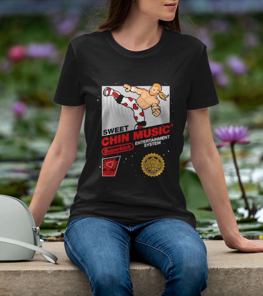 Sweet Chin Music Heartbreak Kid Entertainment System Series T-Shirt
