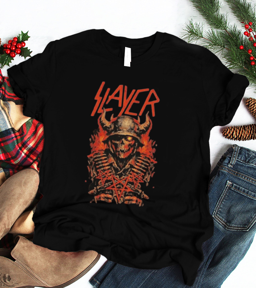 Slayer Rocklahoma Festival 2026 Pryor OK September 6 Skull T-Shirt