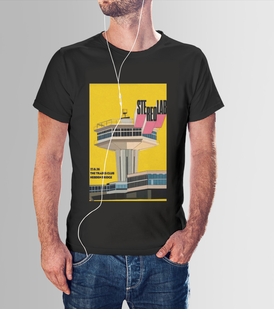 Stereolab 27.8.26 Hebden Bridge The Trades Club T-Shirt