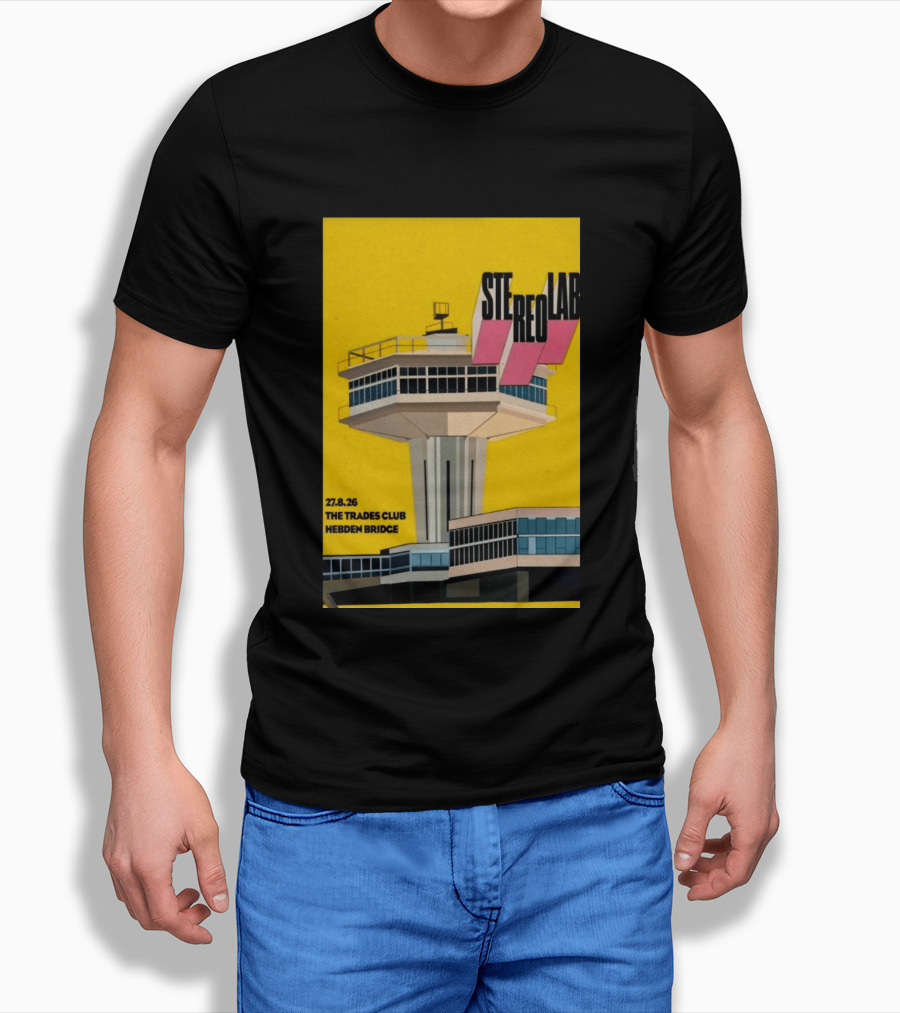 Stereolab 27.8.26 Hebden Bridge The Trades Club T-Shirt